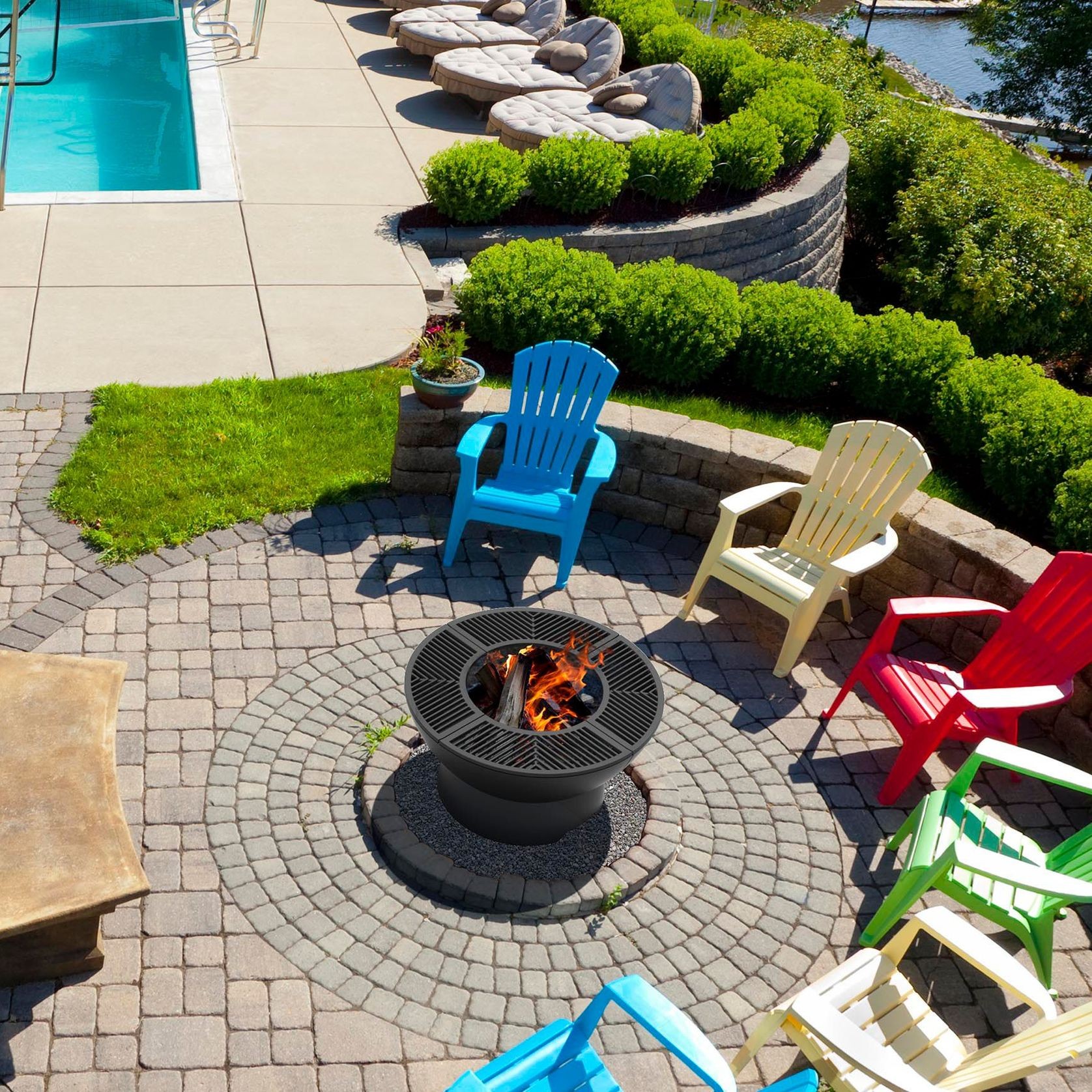 Hearthstone Fire Pit & Cooking Grill gallery detail image