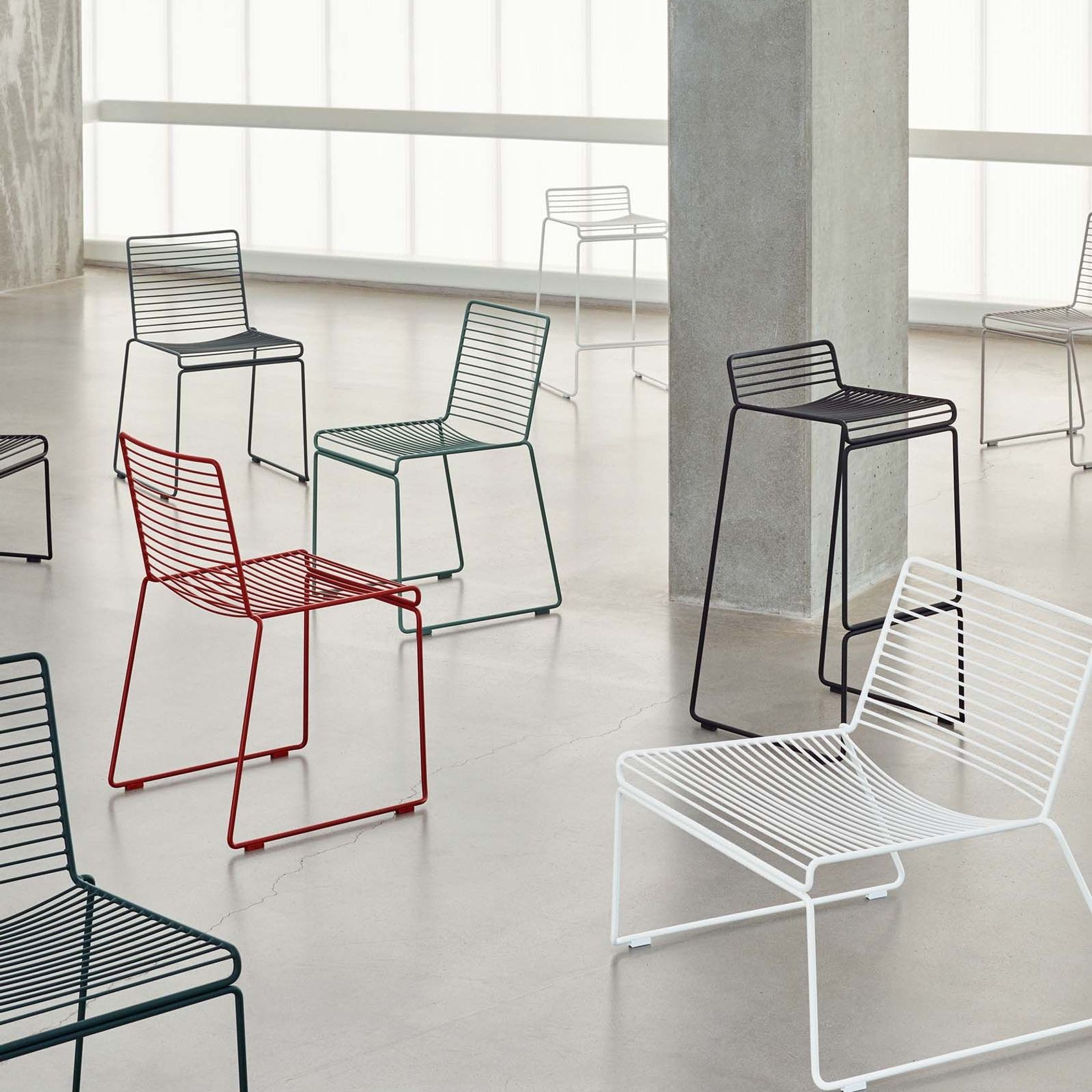 Hee Outdoor Lounge Chair by HAY gallery detail image