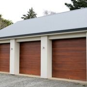 Horizontal and Vertical Cedar Garage Door gallery detail image