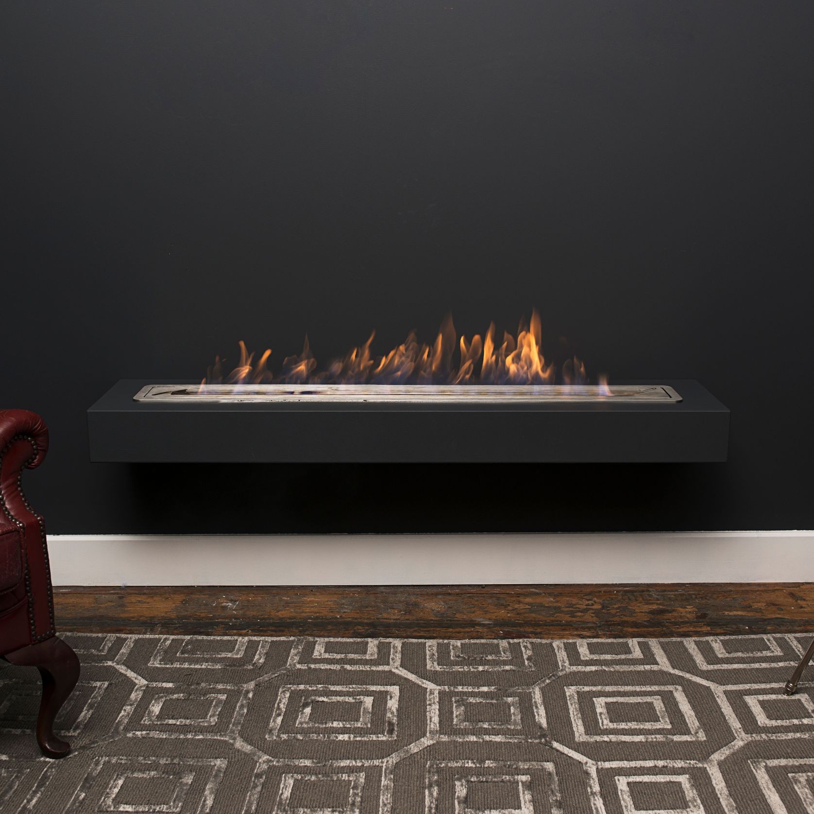 Icon Fires Slimline 1100 Biofuel Fireplace gallery detail image