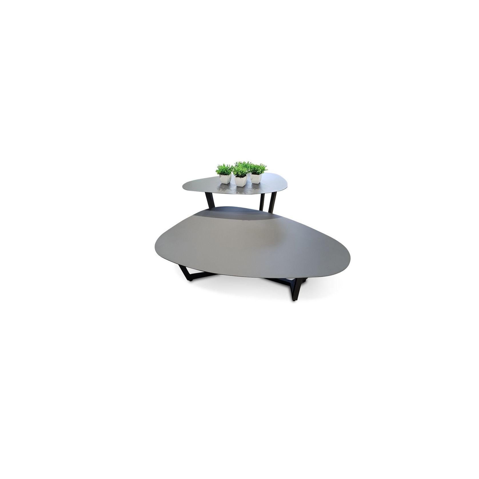Leaf Outdoor Aluminium Coffee Table 90x60x45H  gallery detail image
