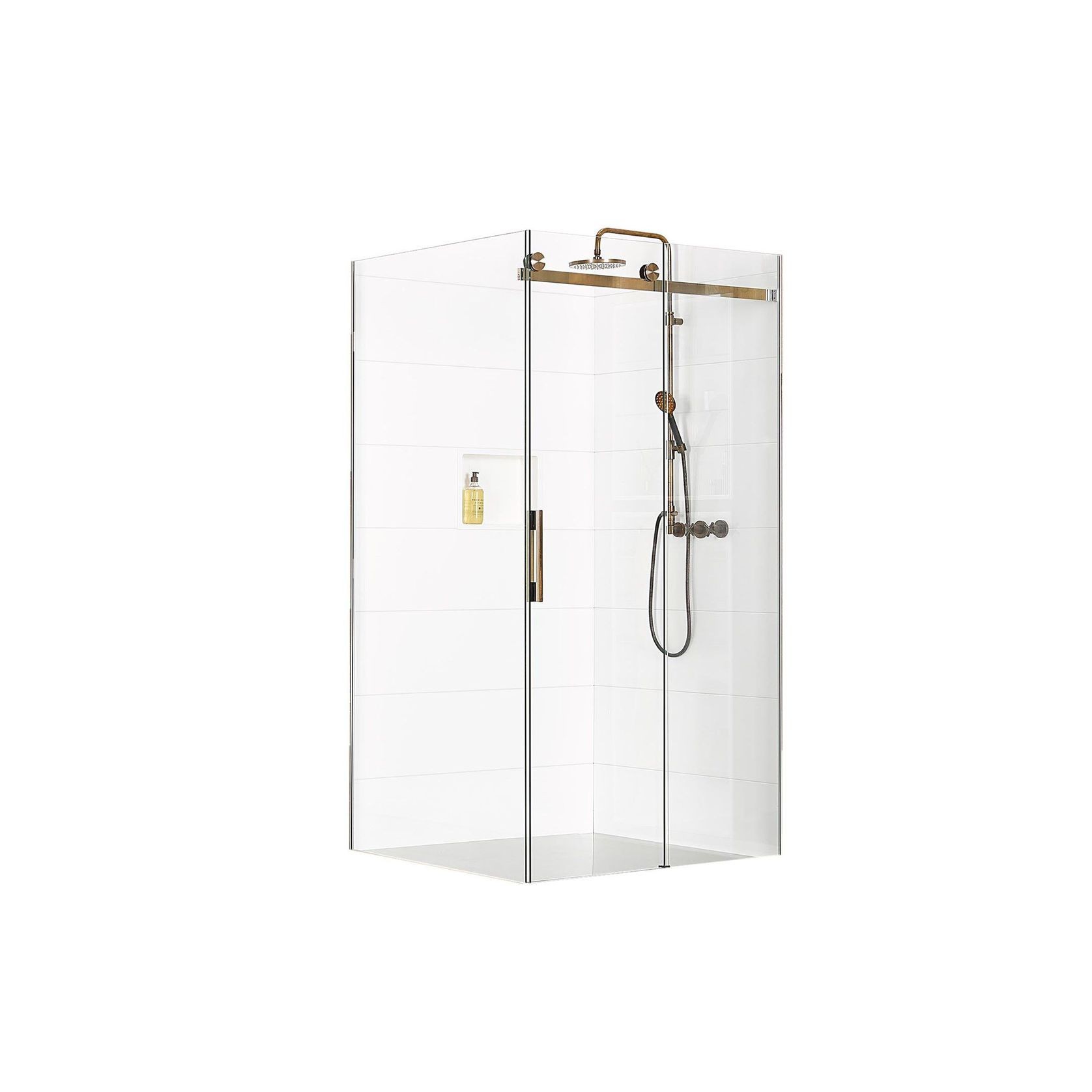 Linea Quattro Tiled 2 Wall Sliding Shower gallery detail image