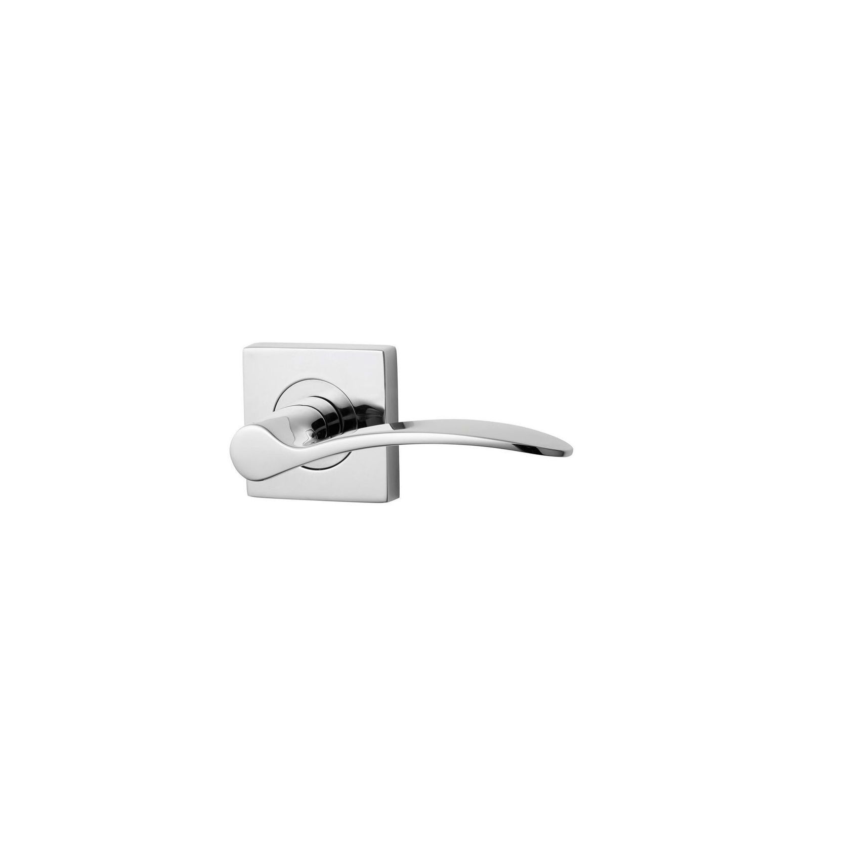 Lockwood 1420 Square Series Brass Door Handles gallery detail image