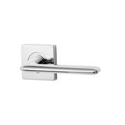 Lockwood 1420 Square Series Brass Door Handles gallery detail image