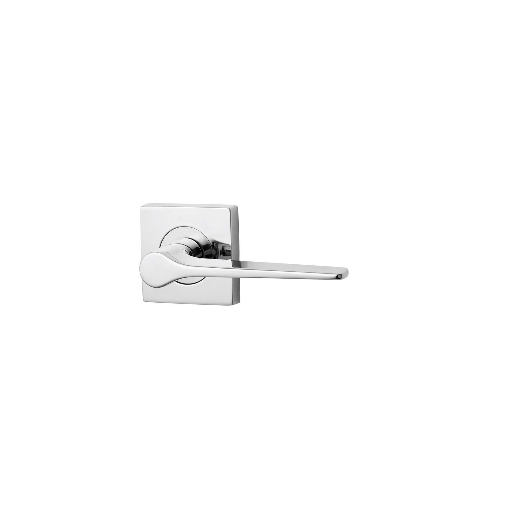 Lockwood 1420 Square Series Brass Door Handles gallery detail image