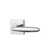 Lockwood 1420 Square Series Brass Door Handles gallery detail image