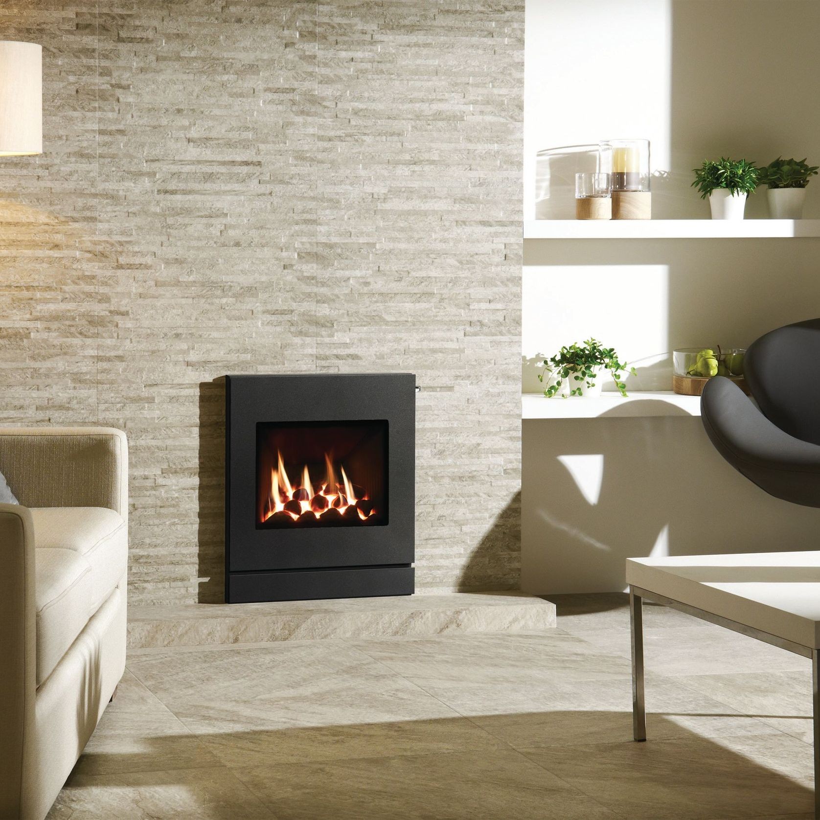 Gazco Logic HE Inset Gas Fireplace gallery detail image