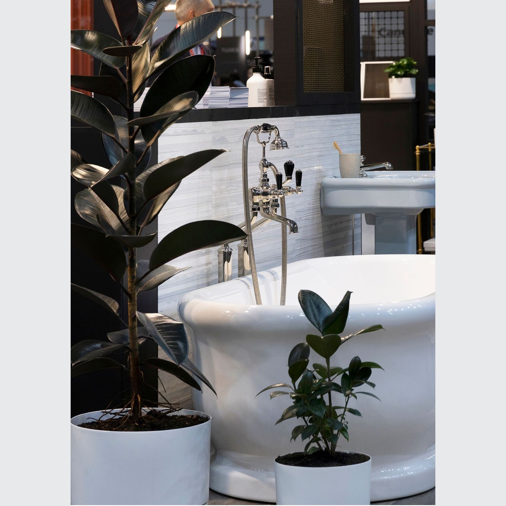 Lonsdale 550mm and 650mm Basin on Basin Stand gallery detail image