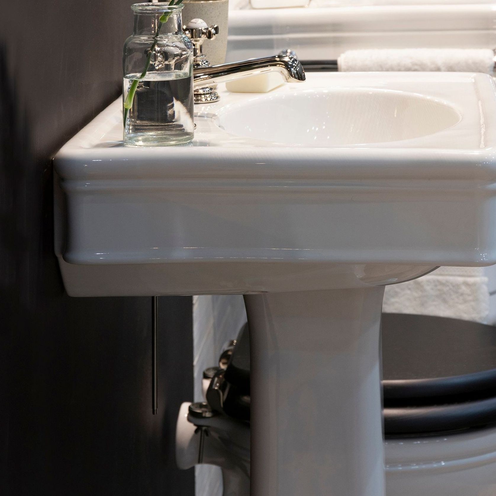 Lonsdale 550mm and 650mm Basin on Basin Stand gallery detail image