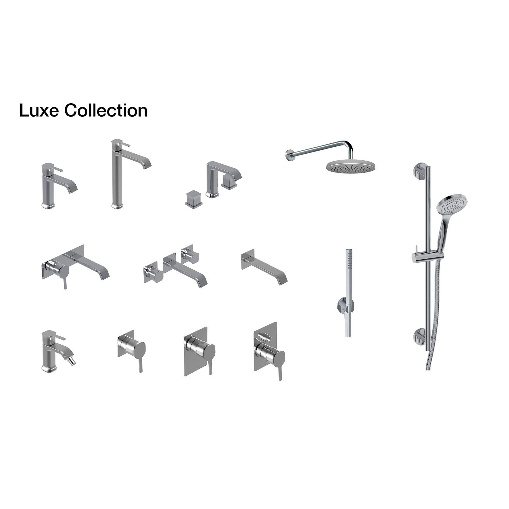 Luxe Wall Mount Shower Kit gallery detail image