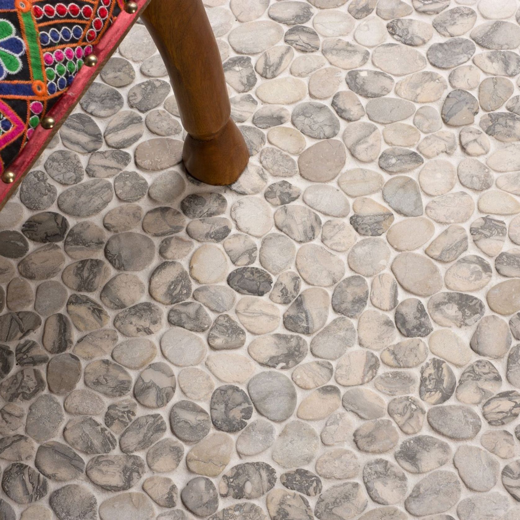 Marble Pebble Interlocking Tile gallery detail image