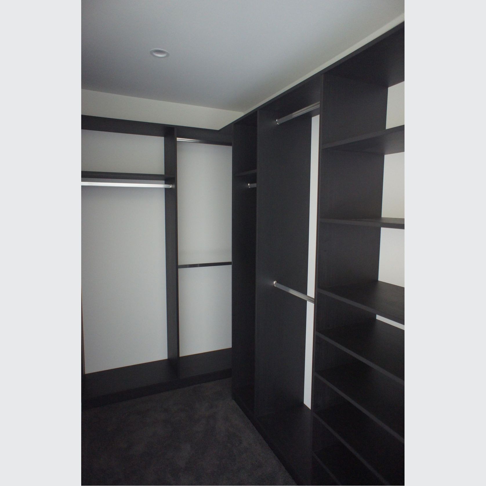 METRO range - Wardrobe in "Black" with textured finish gallery detail image