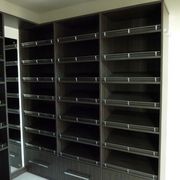 Metro Custom Woodgrain Melamine Shoe Shelving gallery detail image