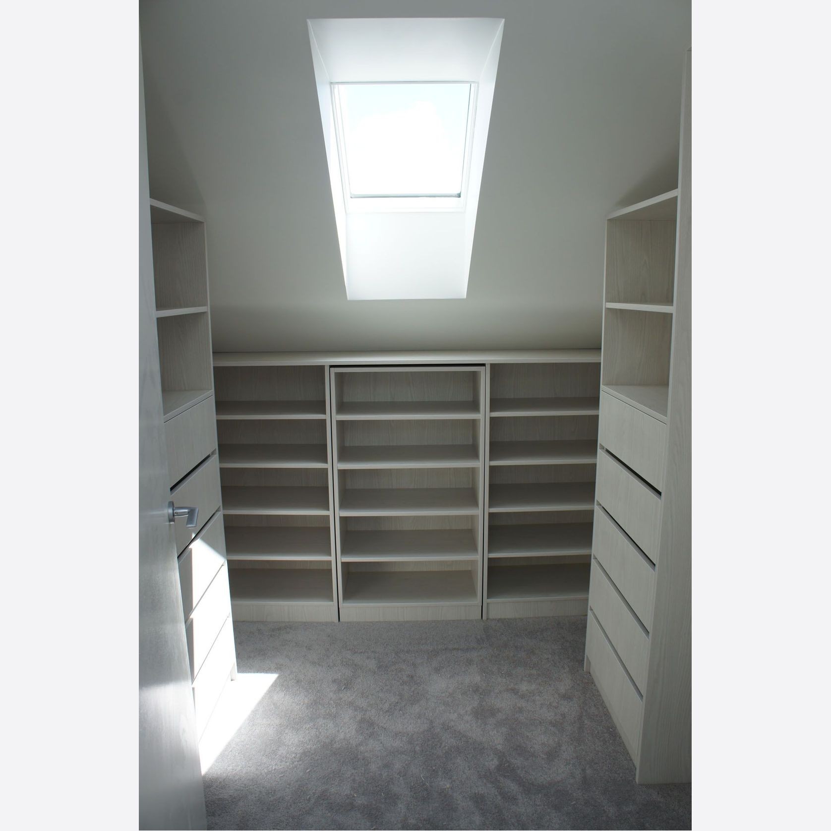 METRO range - Wardrobe in "Washed Oak" woodgrain gallery detail image