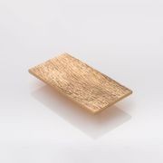 Joseph Giles Molten Texture Rectangular Solid Bronze Door Pull gallery detail image