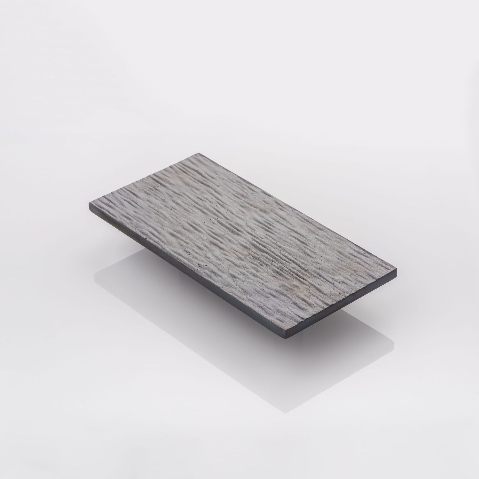 Joseph Giles Molten Texture Rectangular Solid Bronze Door Pull gallery detail image