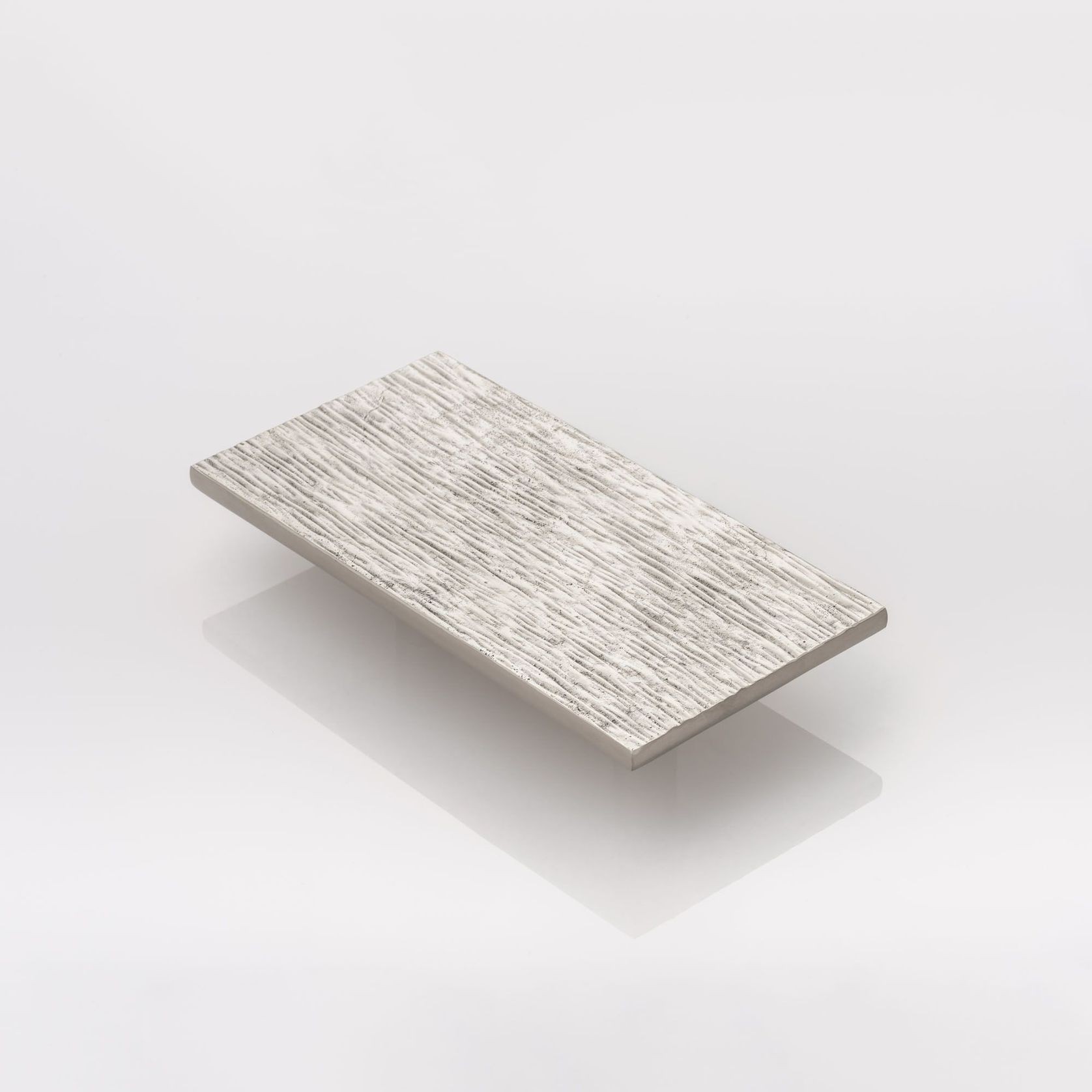 Joseph Giles Molten Texture Rectangular Solid Bronze Door Pull gallery detail image