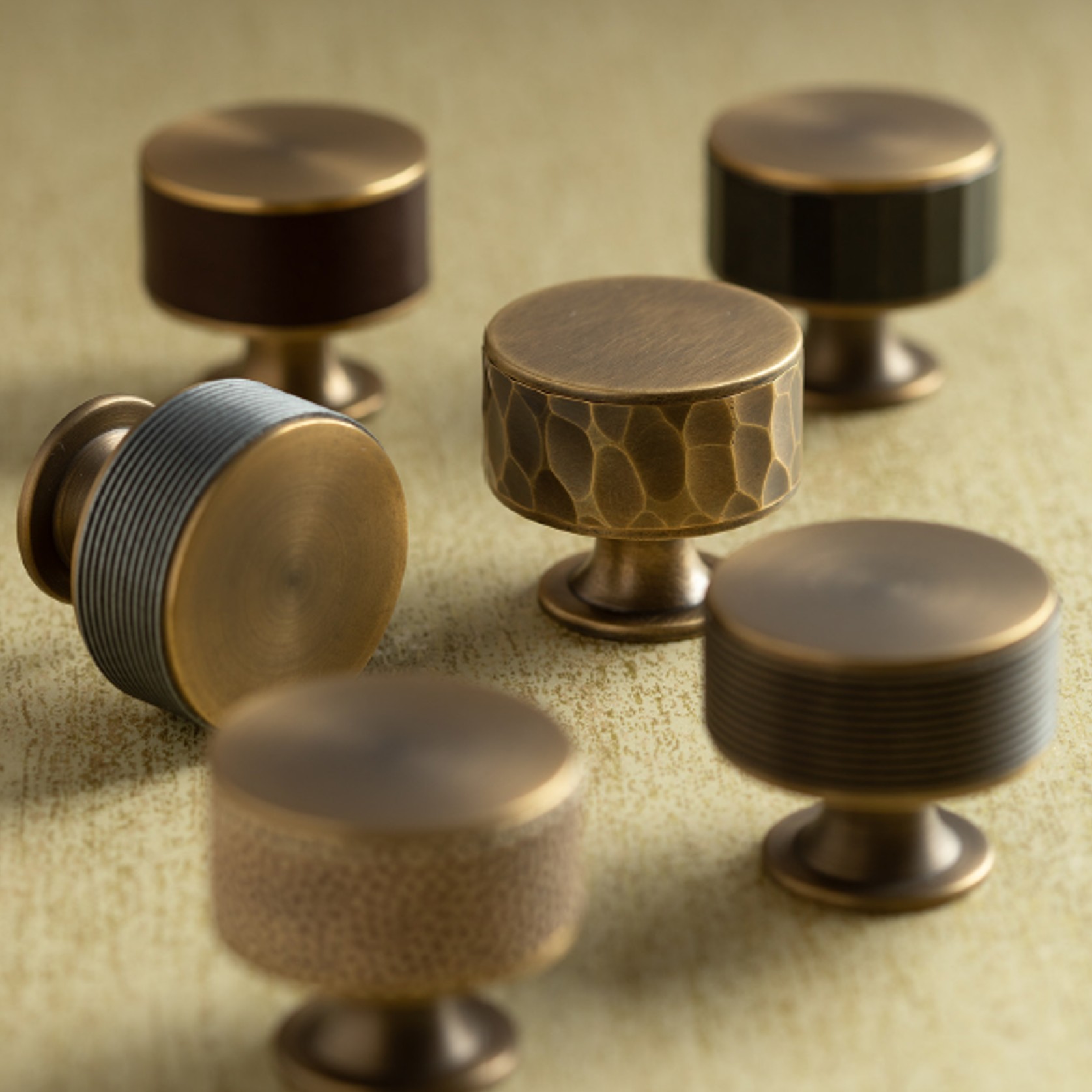 Stacked Barrel Cabinet Knobs gallery detail image
