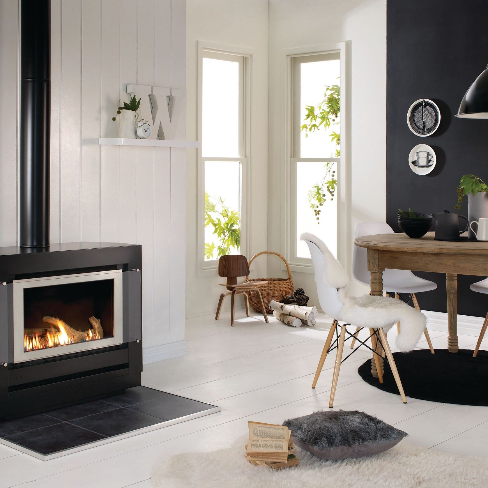 Rinnai Neo Freestanding Console Gas Fireplace  gallery detail image