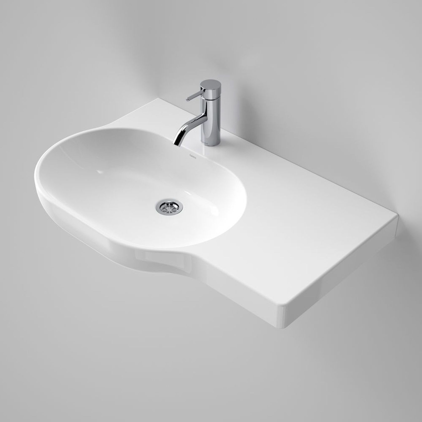 Opal 720 Wall Basin With Shelf gallery detail image