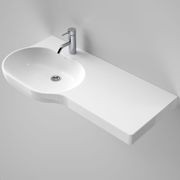 Opal 920 Wall Basin 1th With Shelf gallery detail image