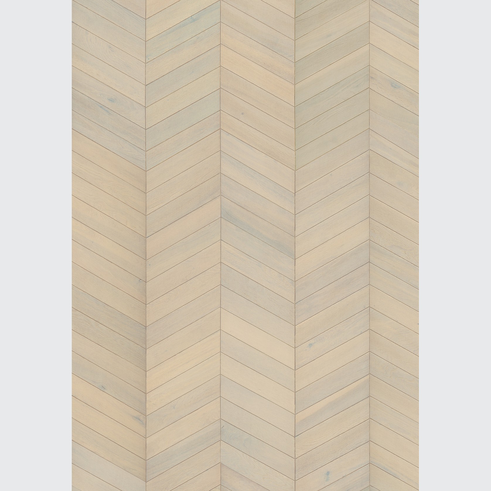 Oak Chevron White Wood Flooring gallery detail image