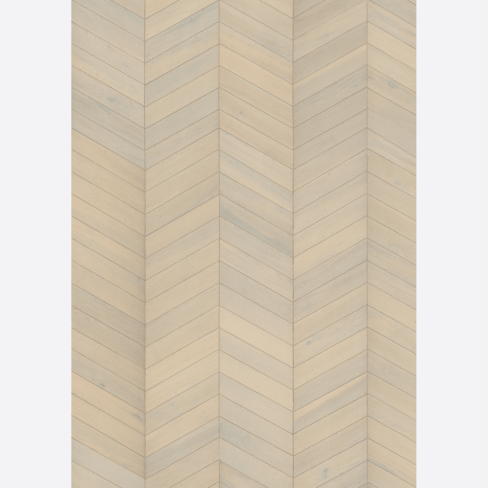 Oak Chevron White Wood Flooring gallery detail image