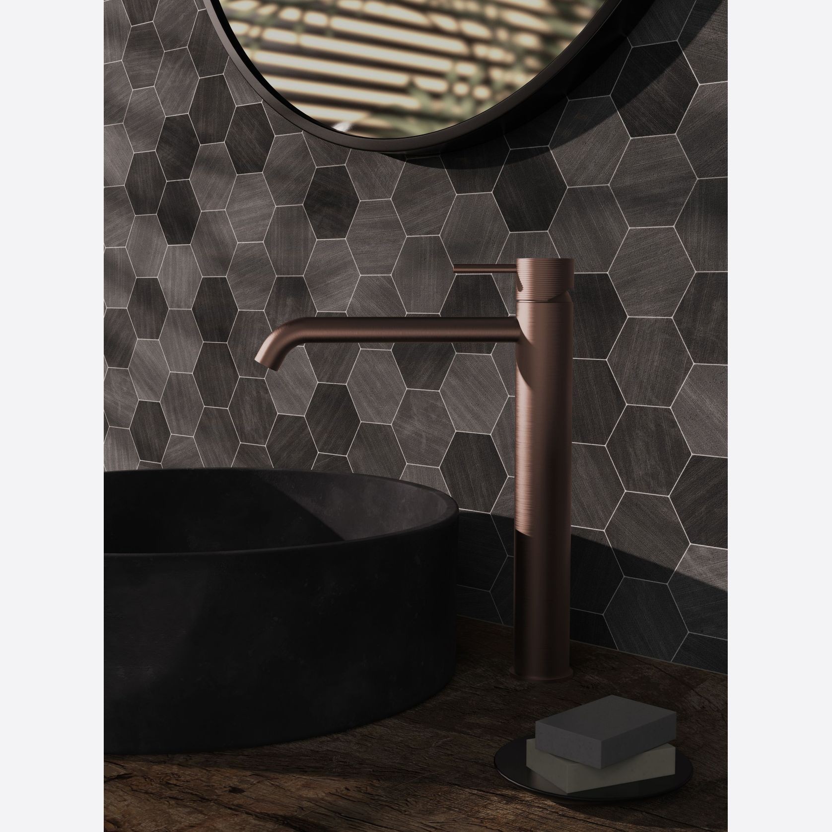 Oli 316 Vessel Basin Mixer gallery detail image