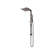 Olympia Brushed Gunmetal Square Double Head Shower VOP73SBG gallery detail image