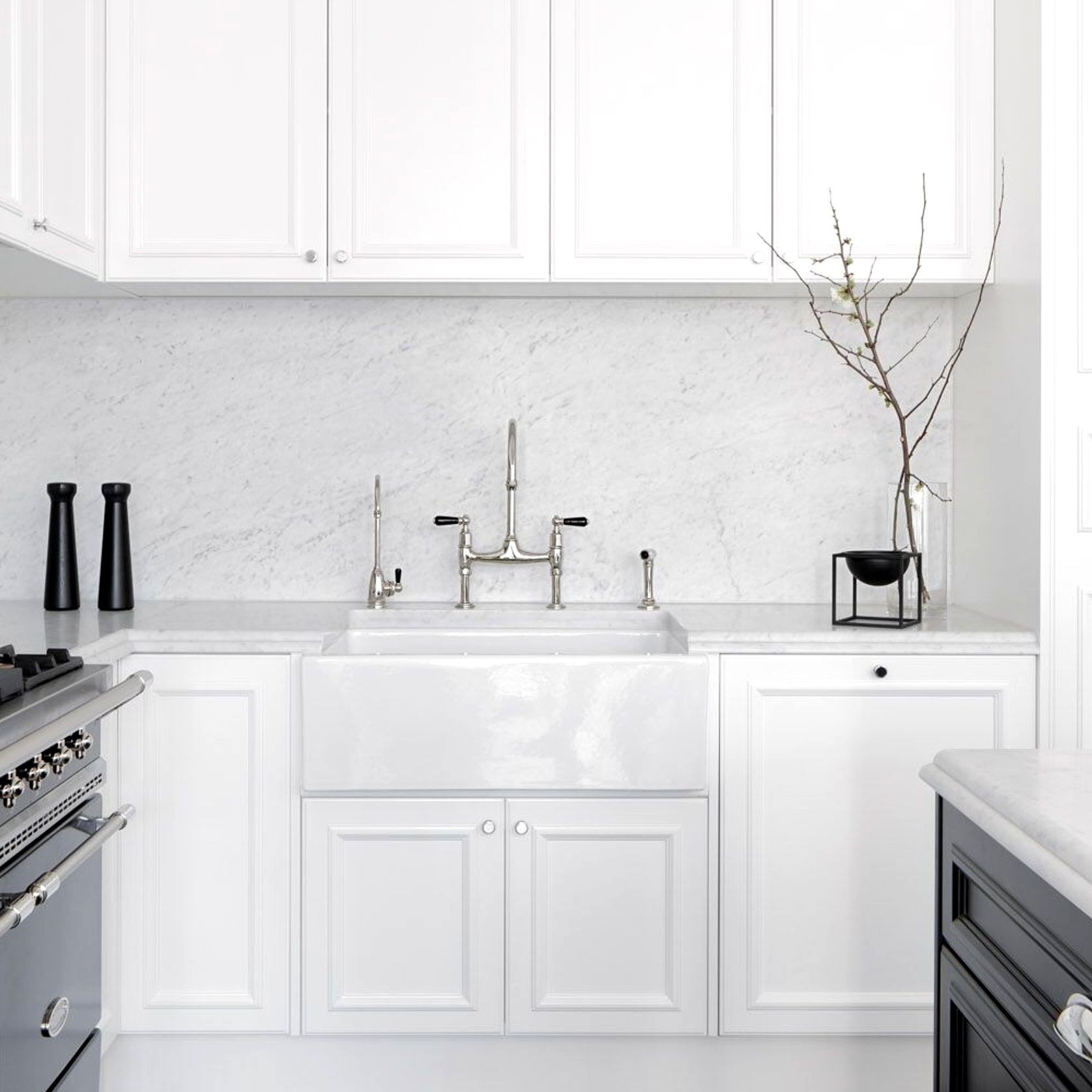 Perrin & Rowe Ionian Kitchen Tap Mixer With Spray Rinse gallery detail image
