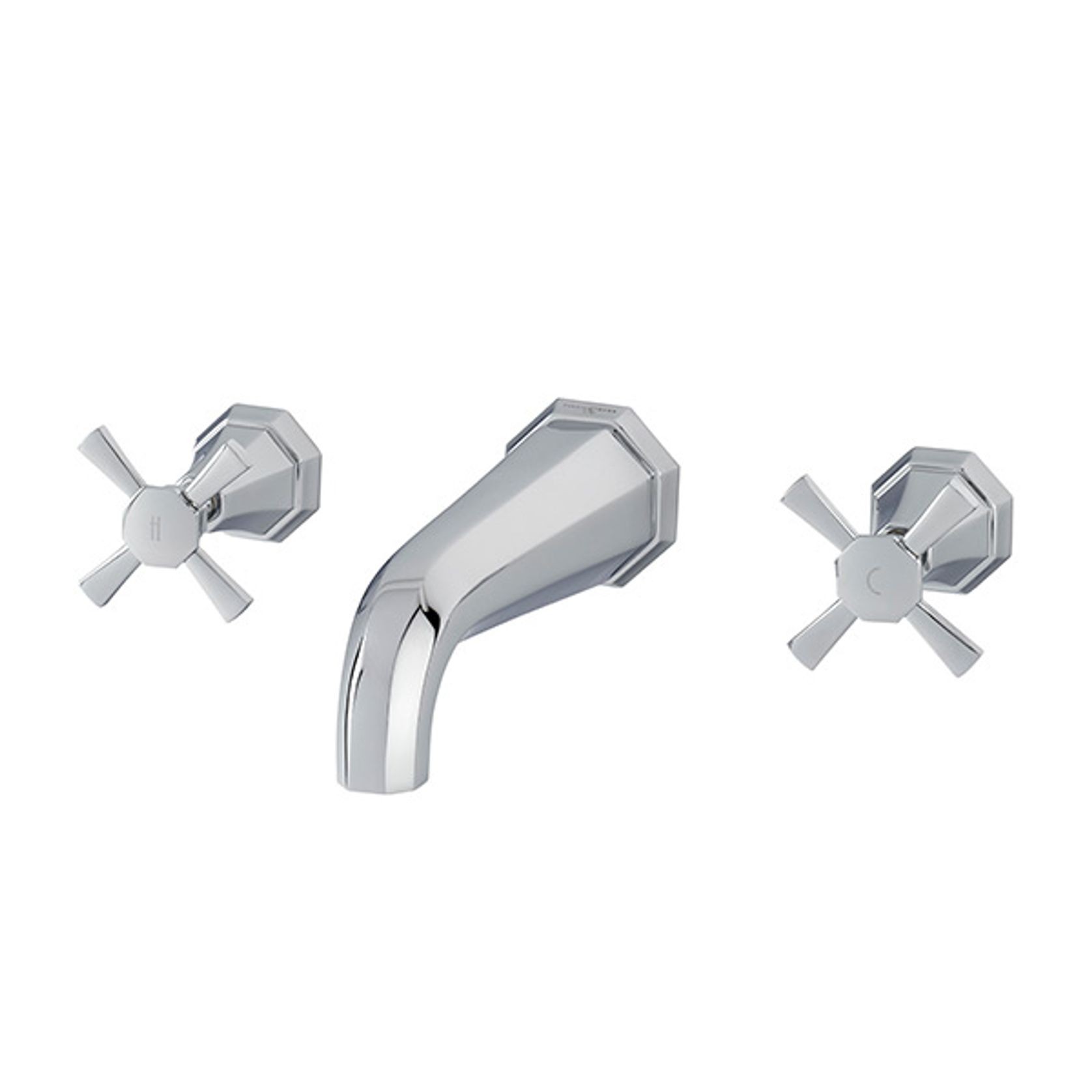Perrin & Rowe Deco Wall Mounted Basin Taps gallery detail image