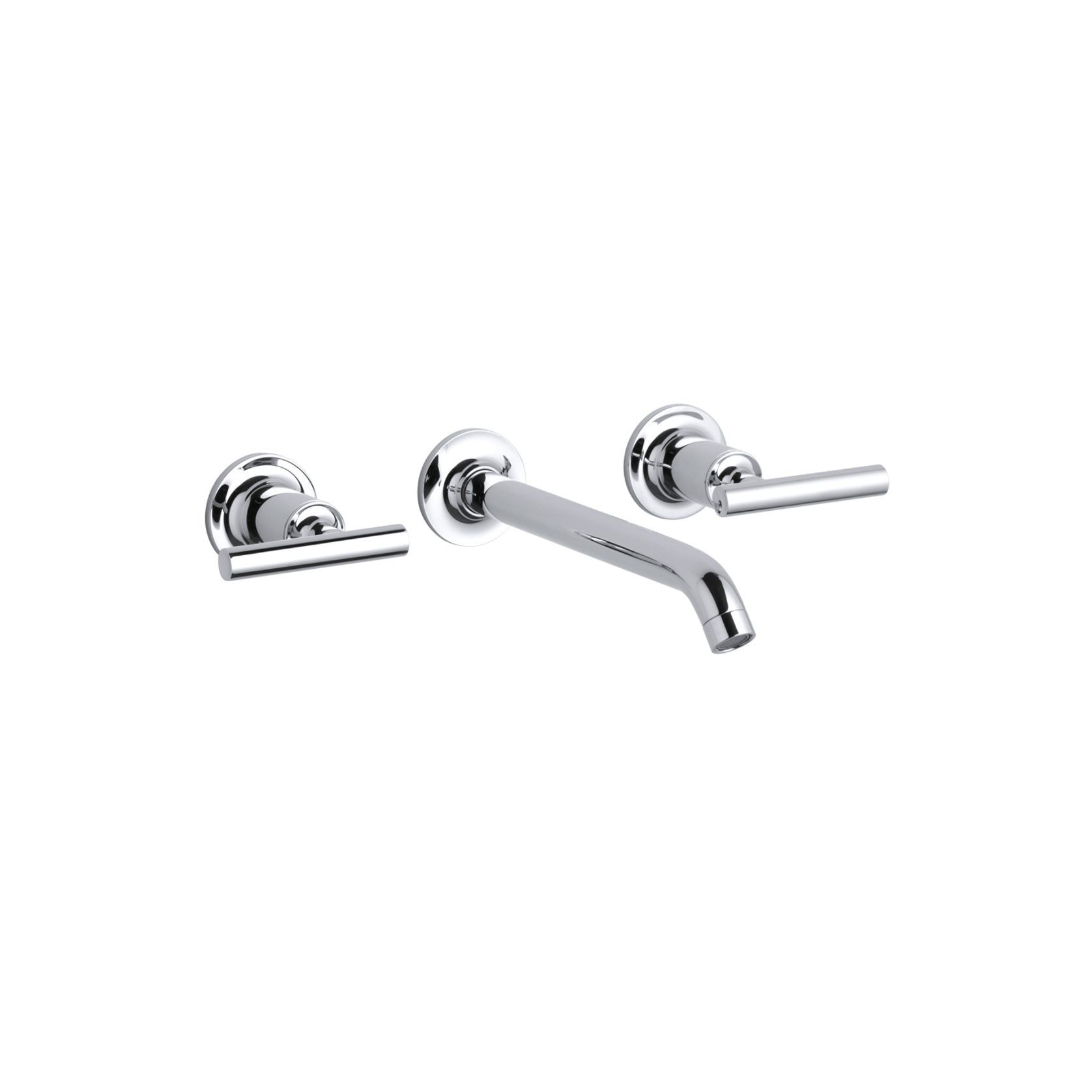 Purist Wall Mount Basin Set with 210mm Spout gallery detail image