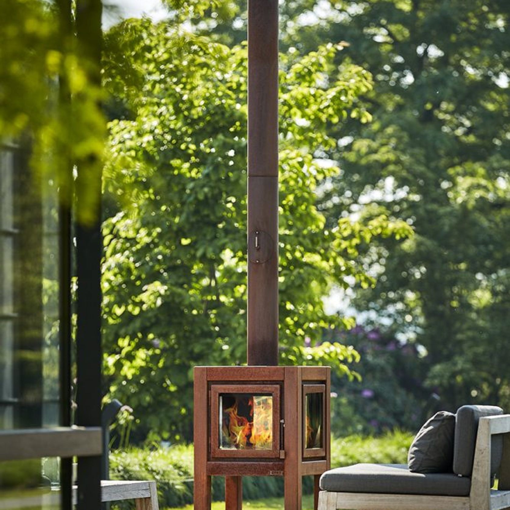 Quaruba by RB73 Outdoor Wood Stove gallery detail image