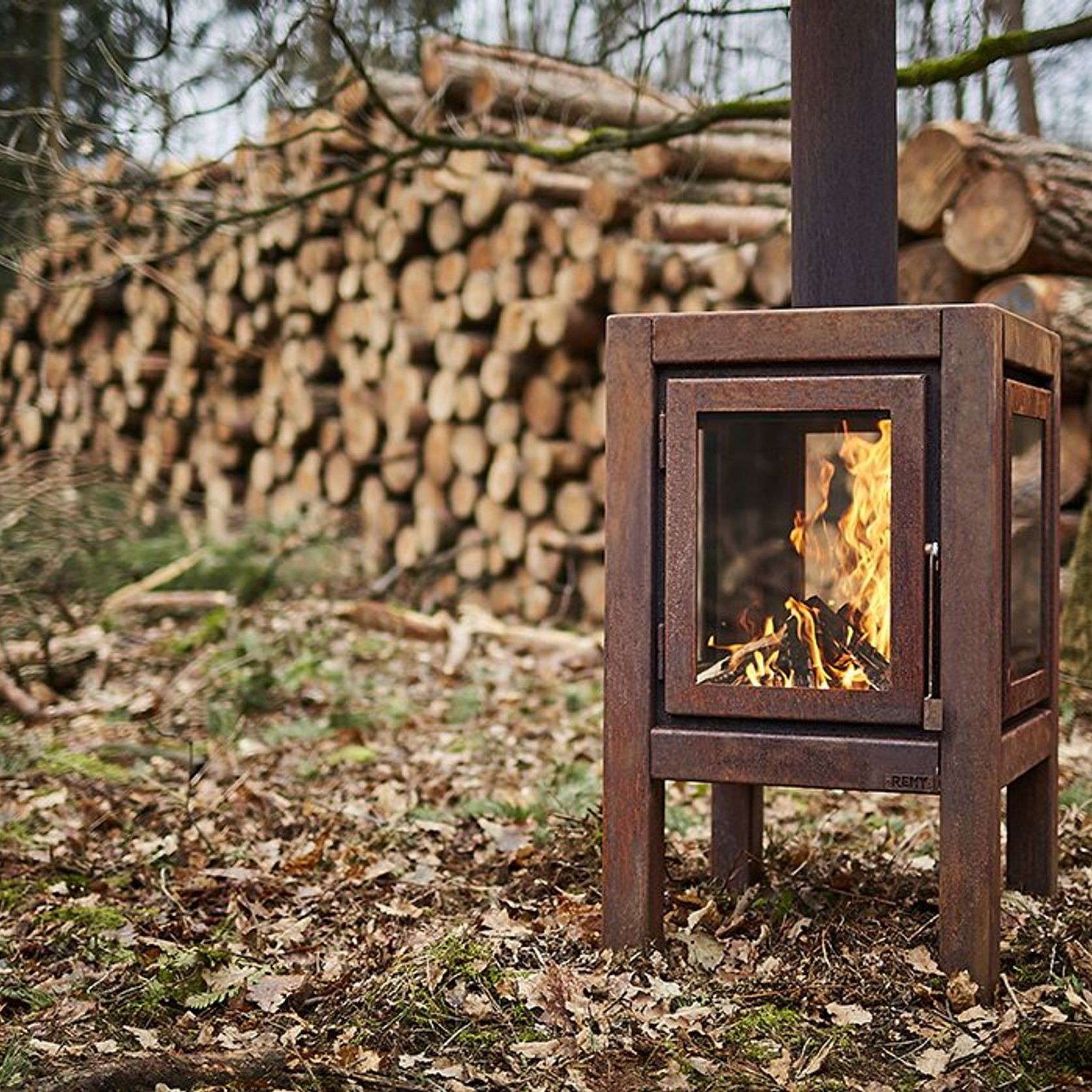 Quaruba by RB73 Outdoor Wood Stove gallery detail image