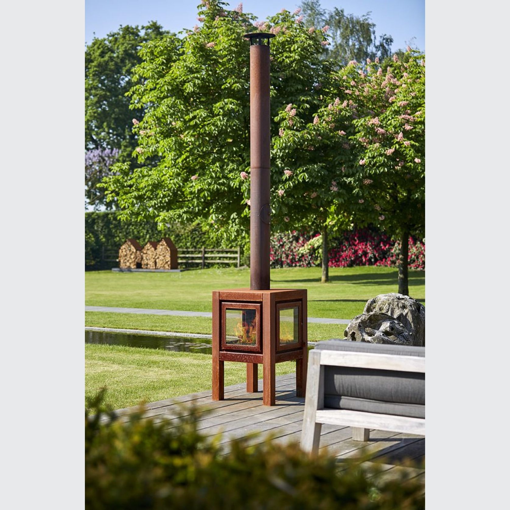 Quaruba by RB73 Outdoor Wood Stove gallery detail image