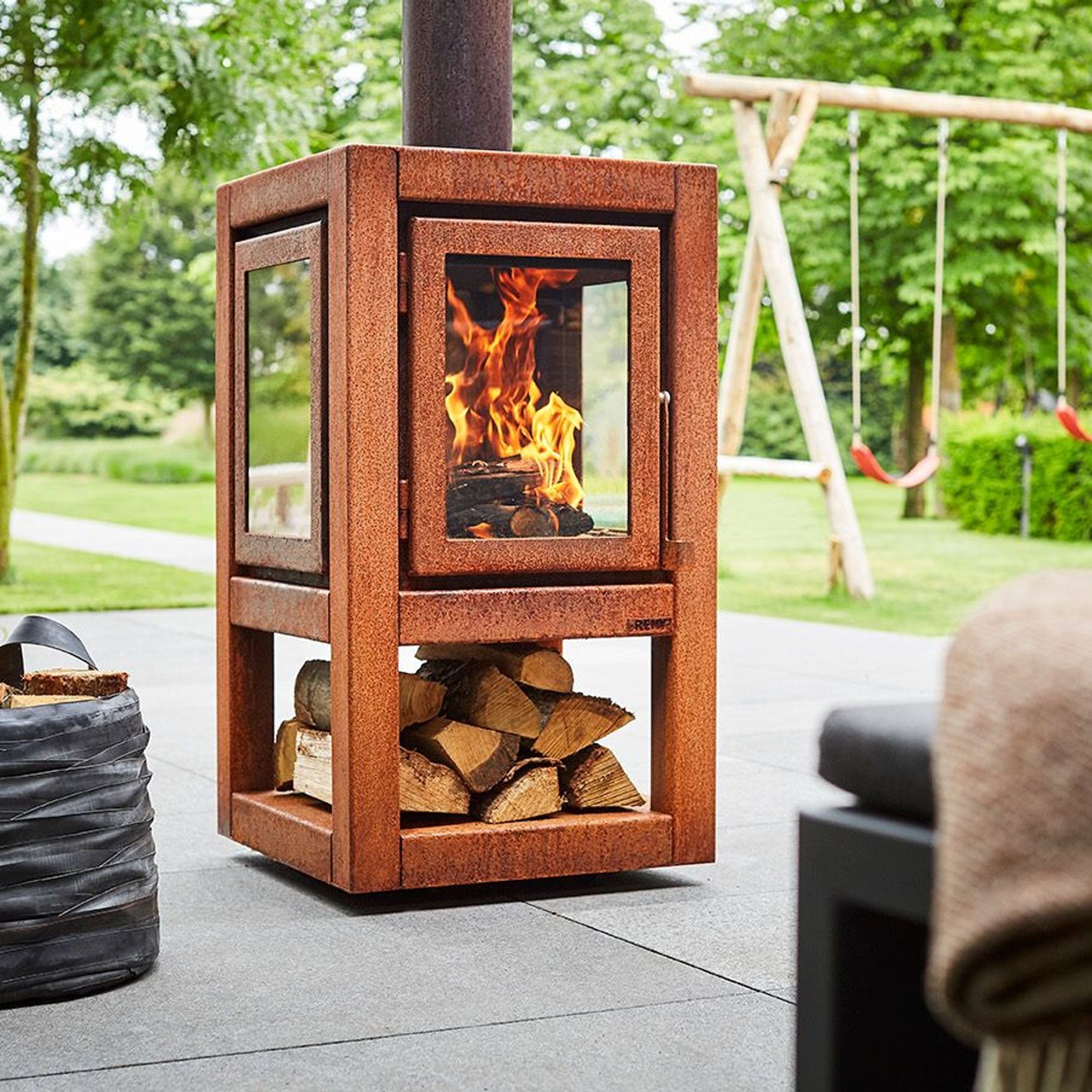 Quaruba by RB73 Outdoor Wood Stove gallery detail image