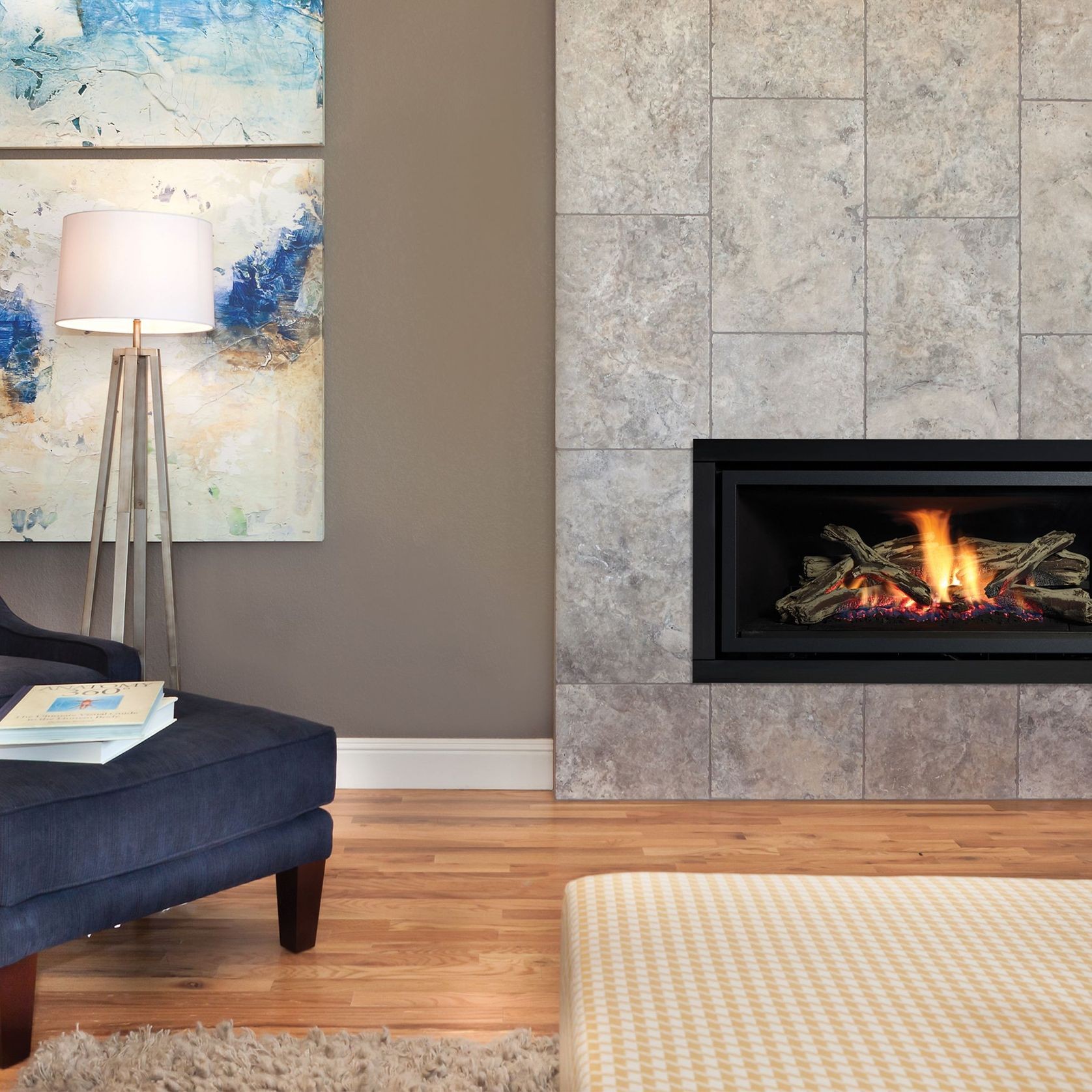 Regency GF950L - Large Gas Fireplace with Log Firebed gallery detail image