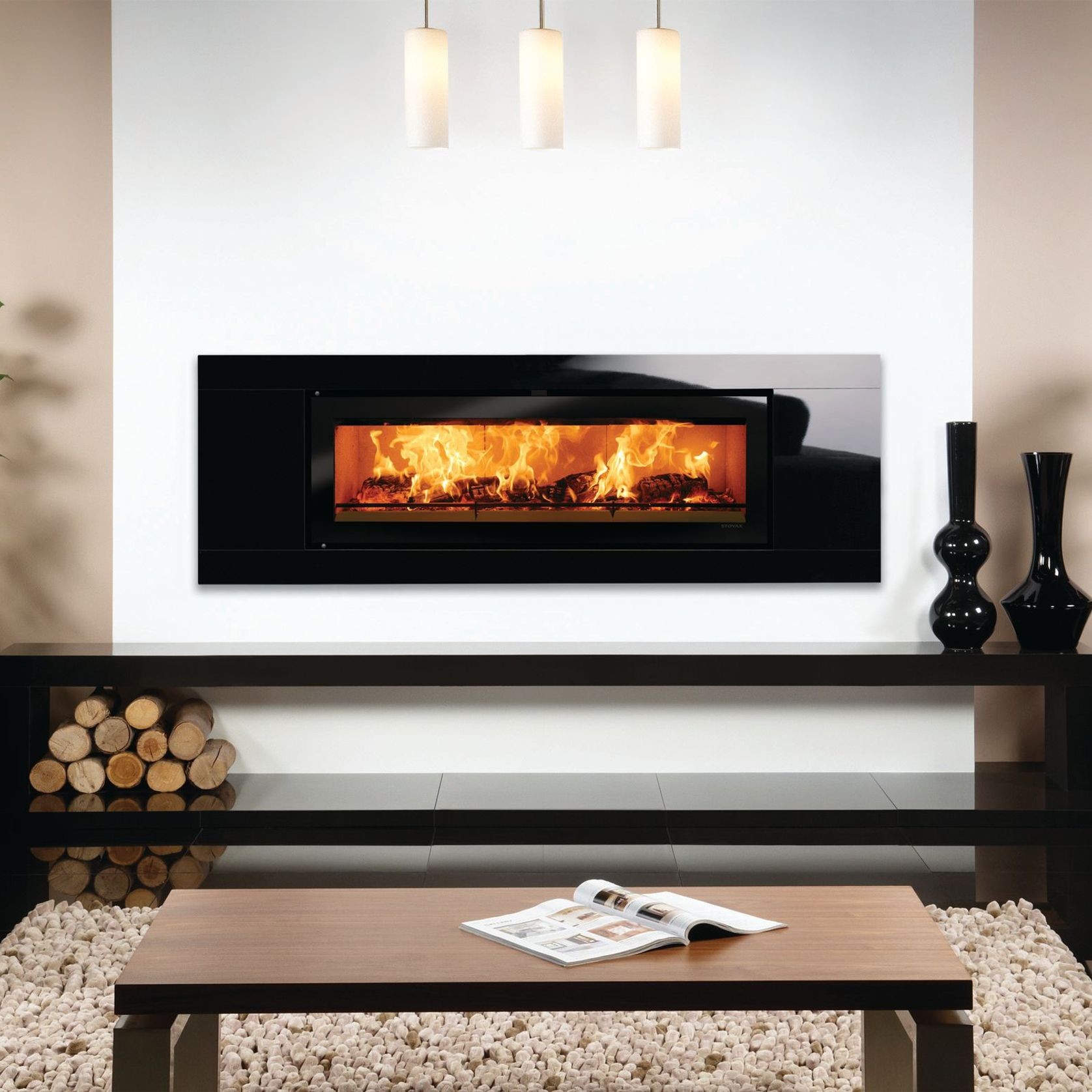 Stovax Studio 3 Inbuilt and Freestanding Fireplace (Rural) gallery detail image