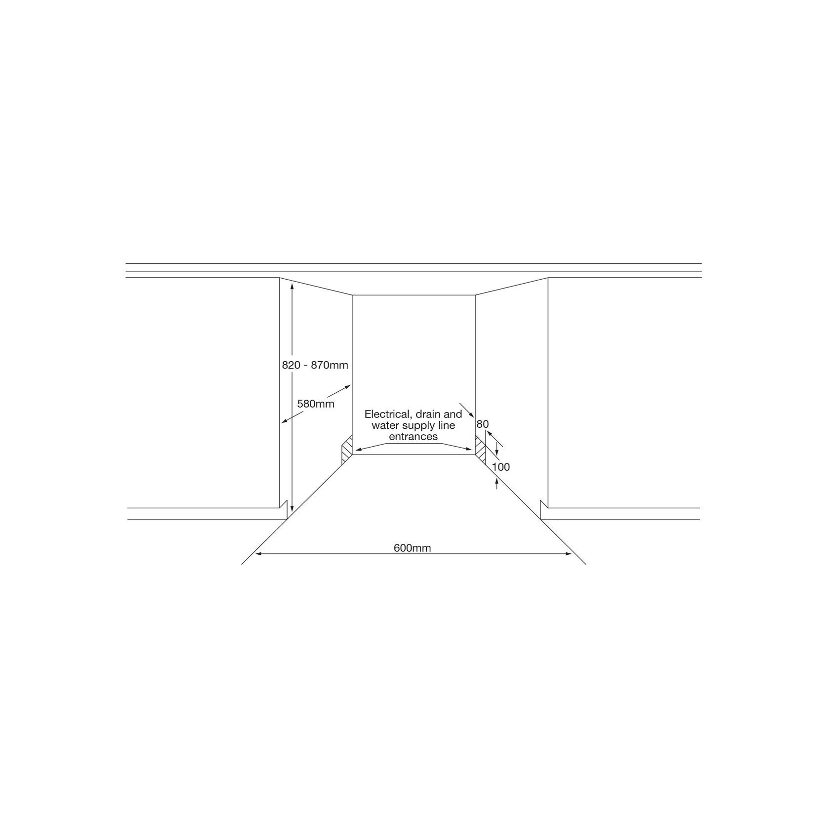 Kleenmaid Semi Integrated Dishwasher 60cm gallery detail image