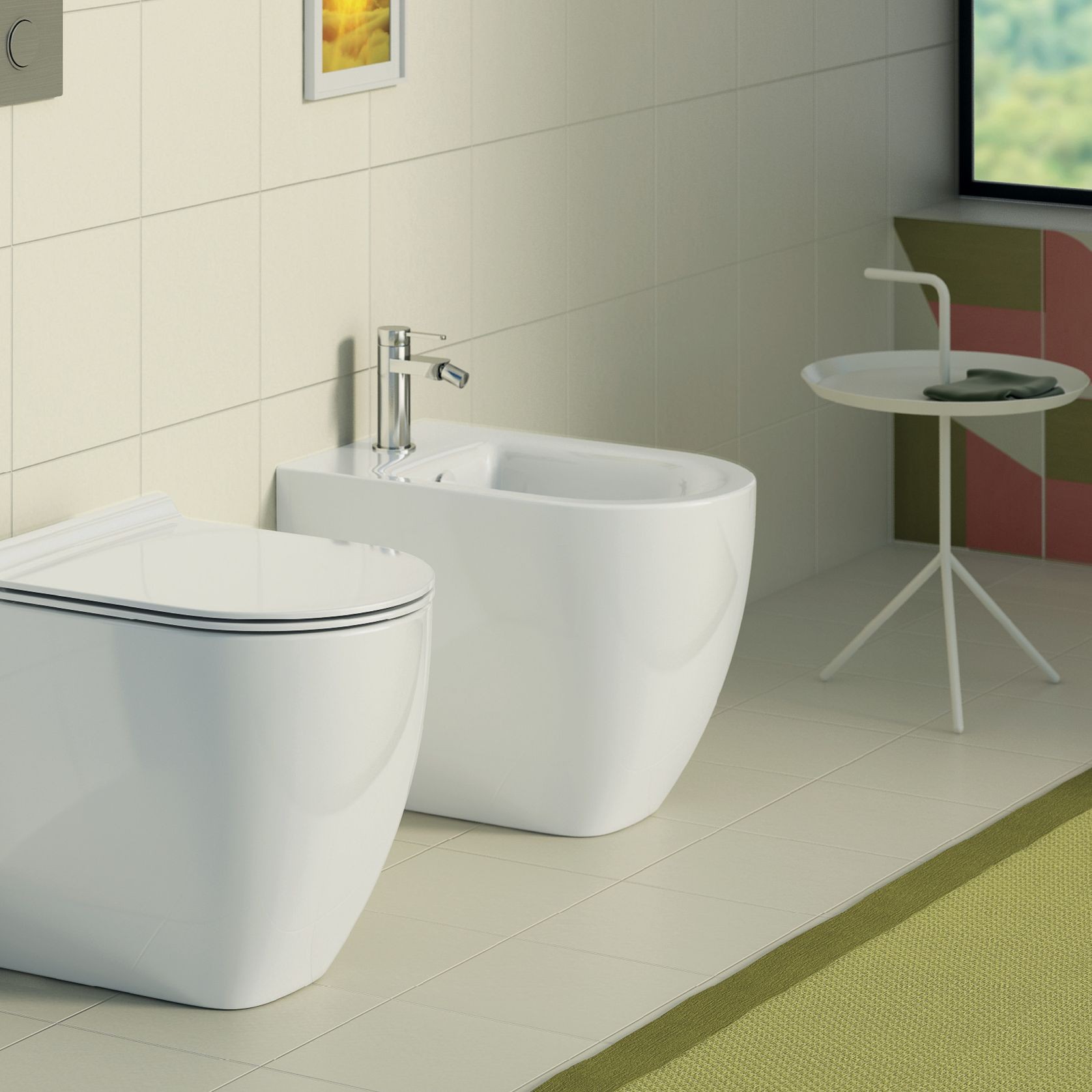 Sfera 54 Rimless Floor Mount Toilet gallery detail image