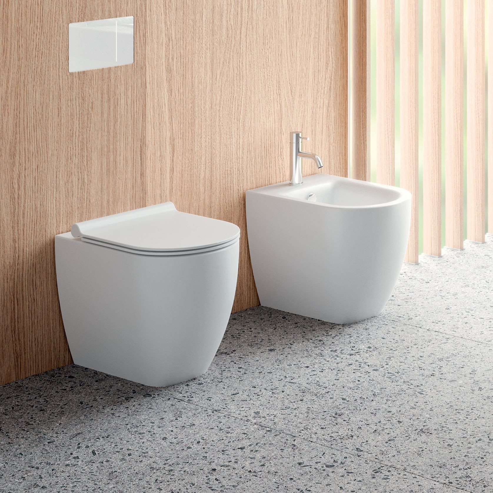 Sfera 54 Rimless Floor Mount Toilet gallery detail image