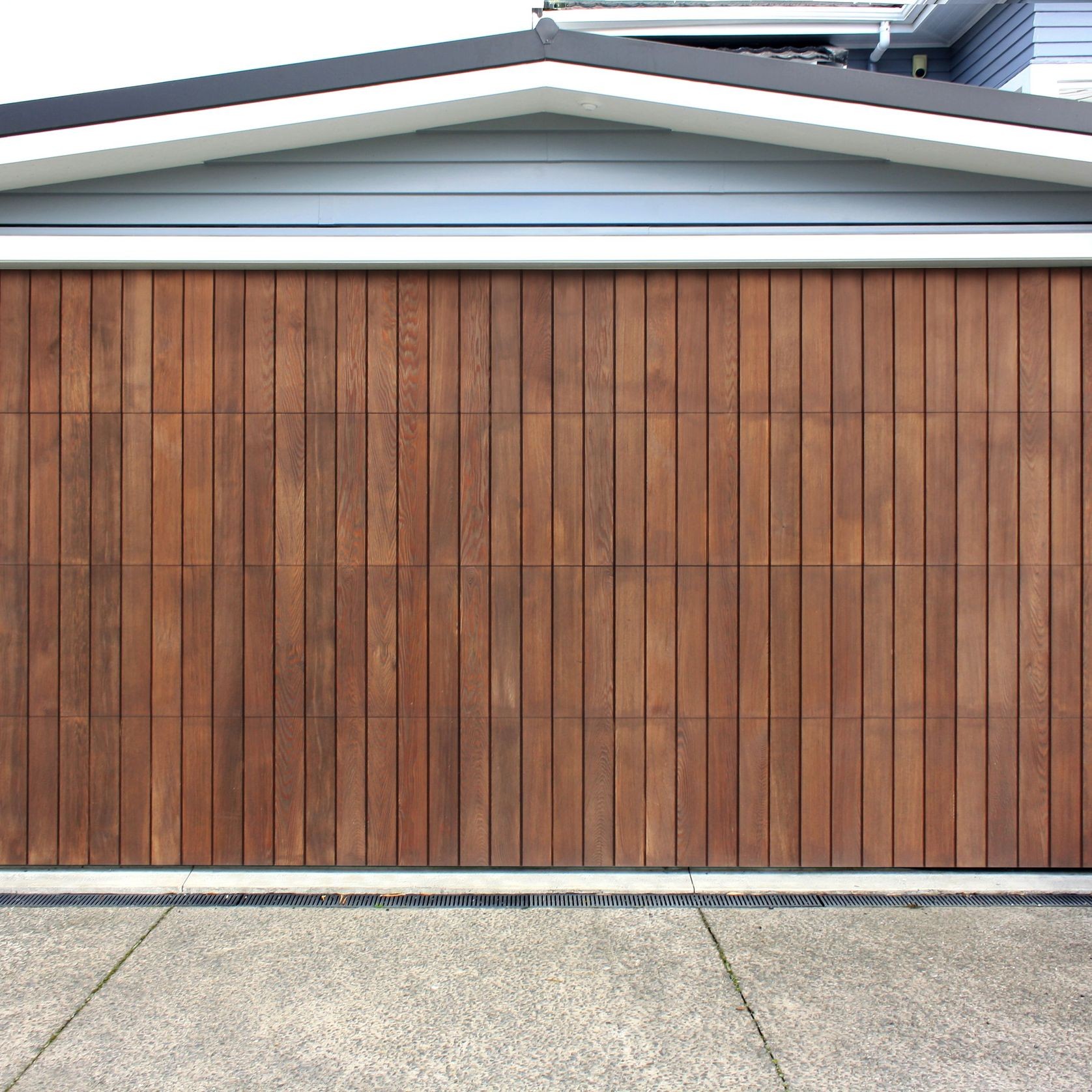 Shiplap Timber Garage Door | ArchiPro NZ