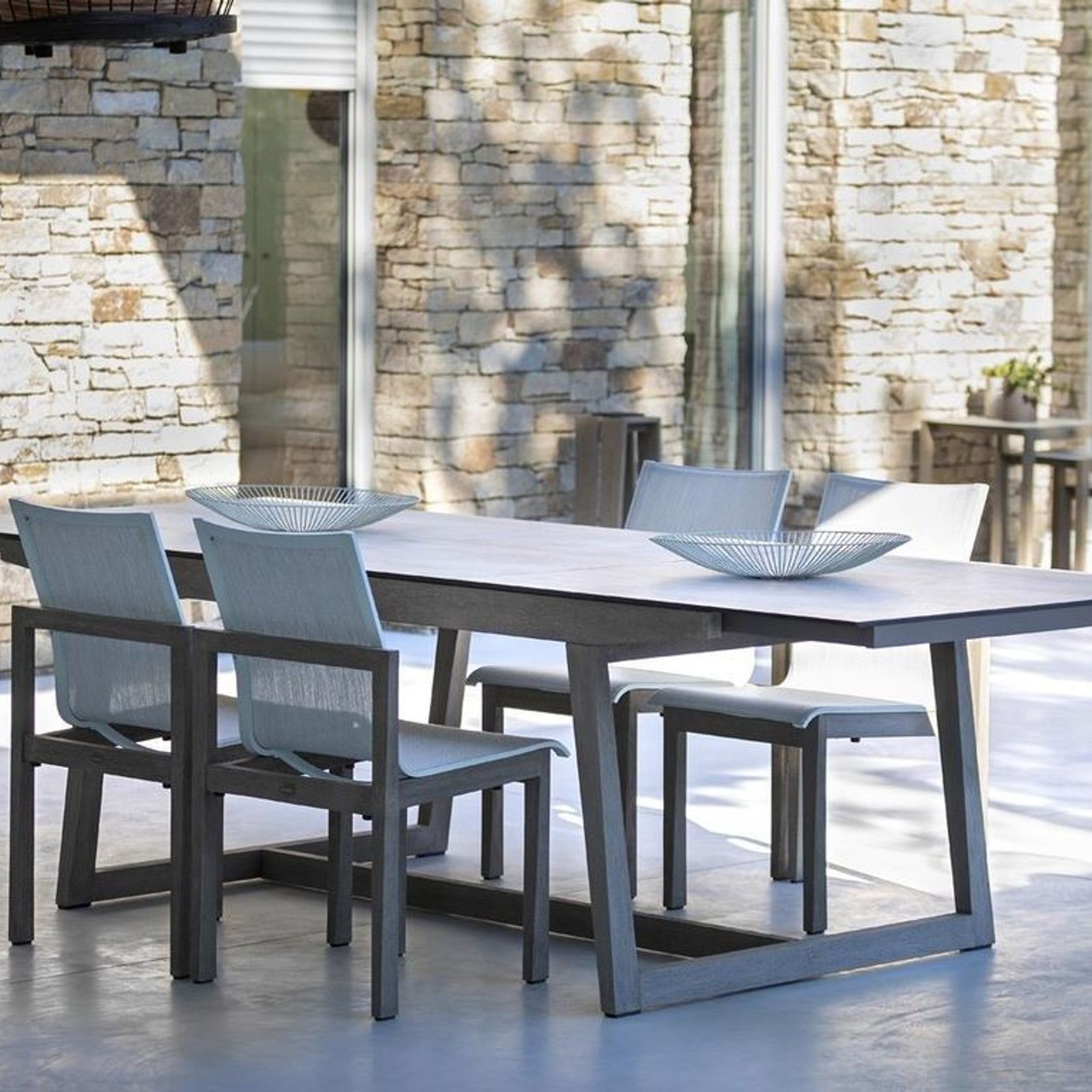 Skaal Outdoor Teak Extending Dining Table gallery detail image