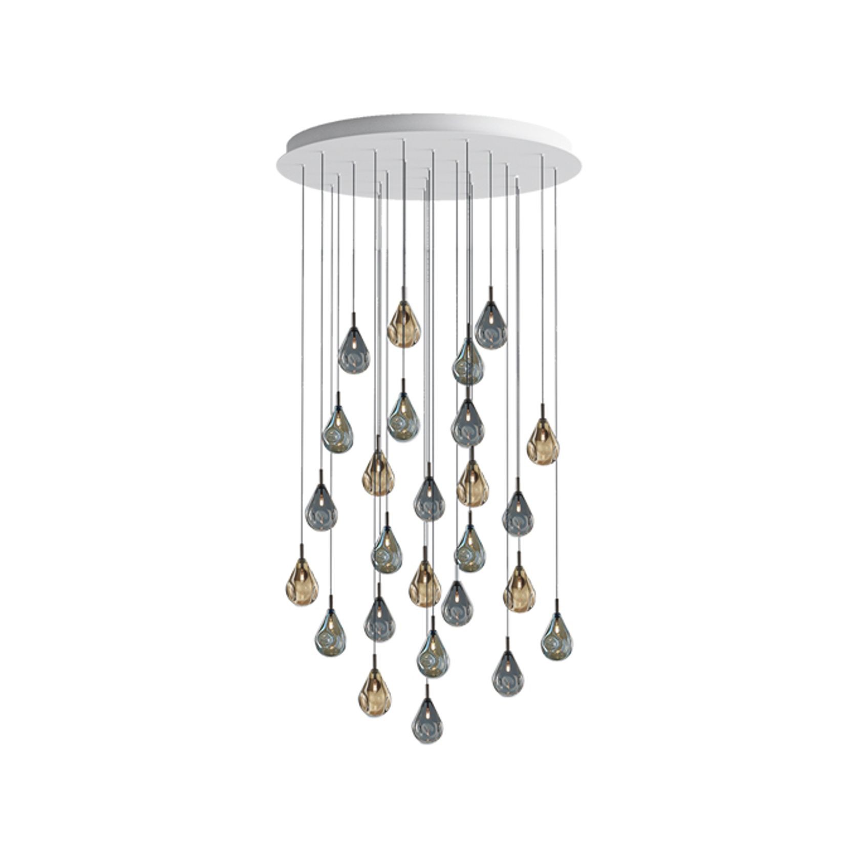 Soap Mini Chandelier 26 Pcs Round gallery detail image