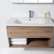 Soft 900 Wall-Hung Vanity 1 Drawer & Open Shelf gallery detail image