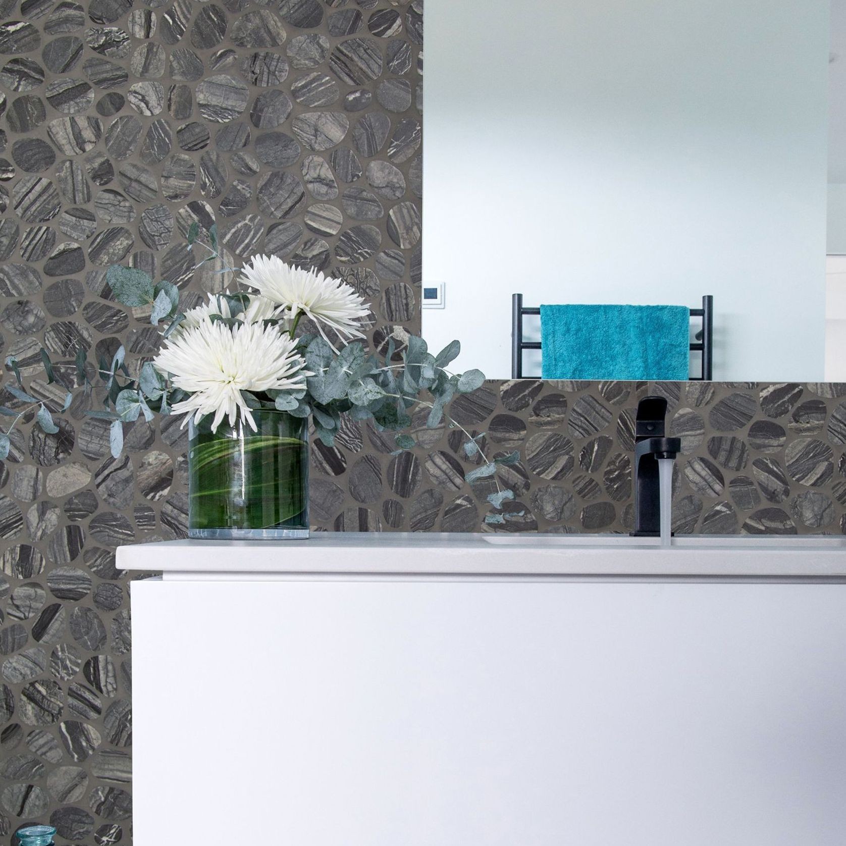 Spindrift Marble Interlocking Tile gallery detail image