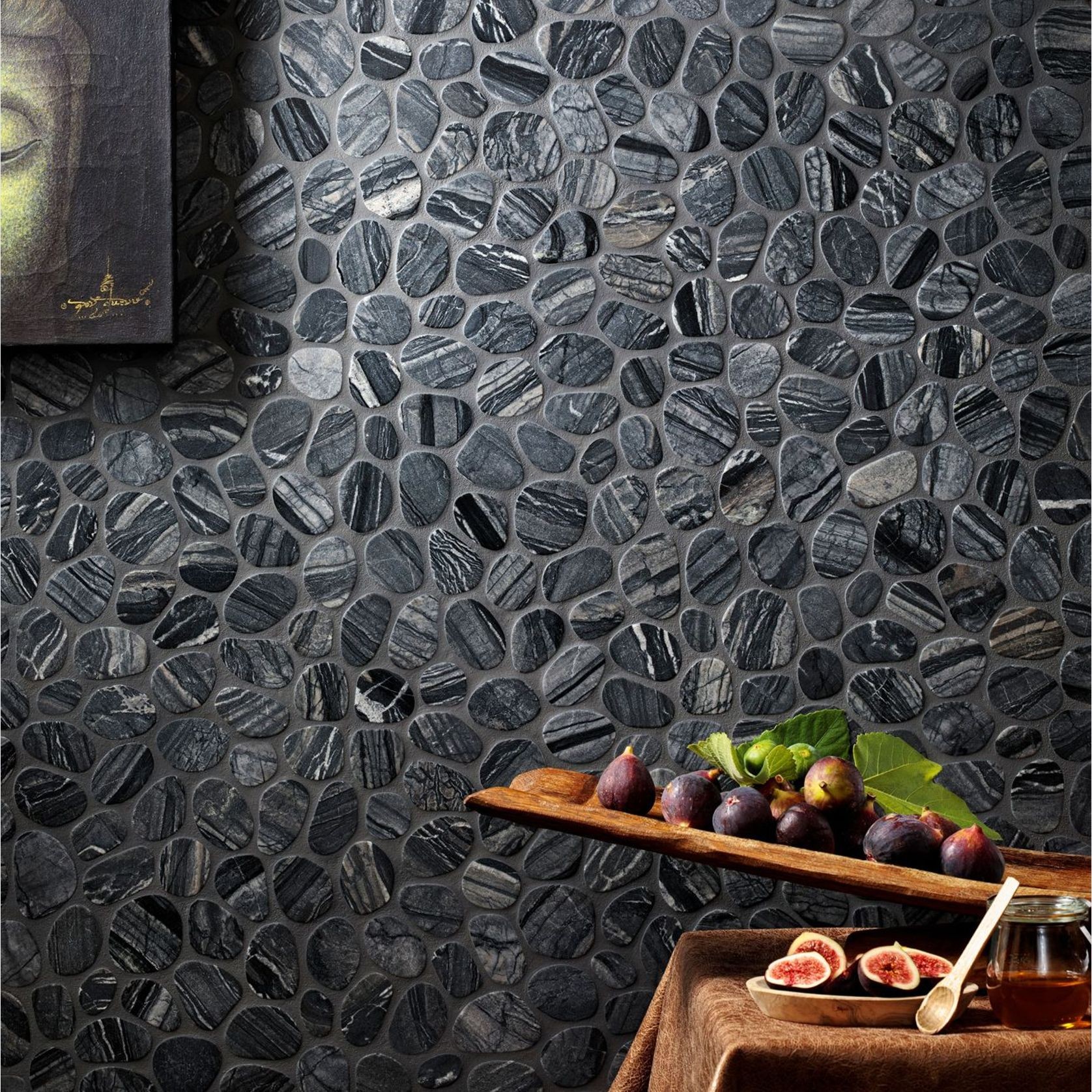 Spindrift Marble Interlocking Tile gallery detail image