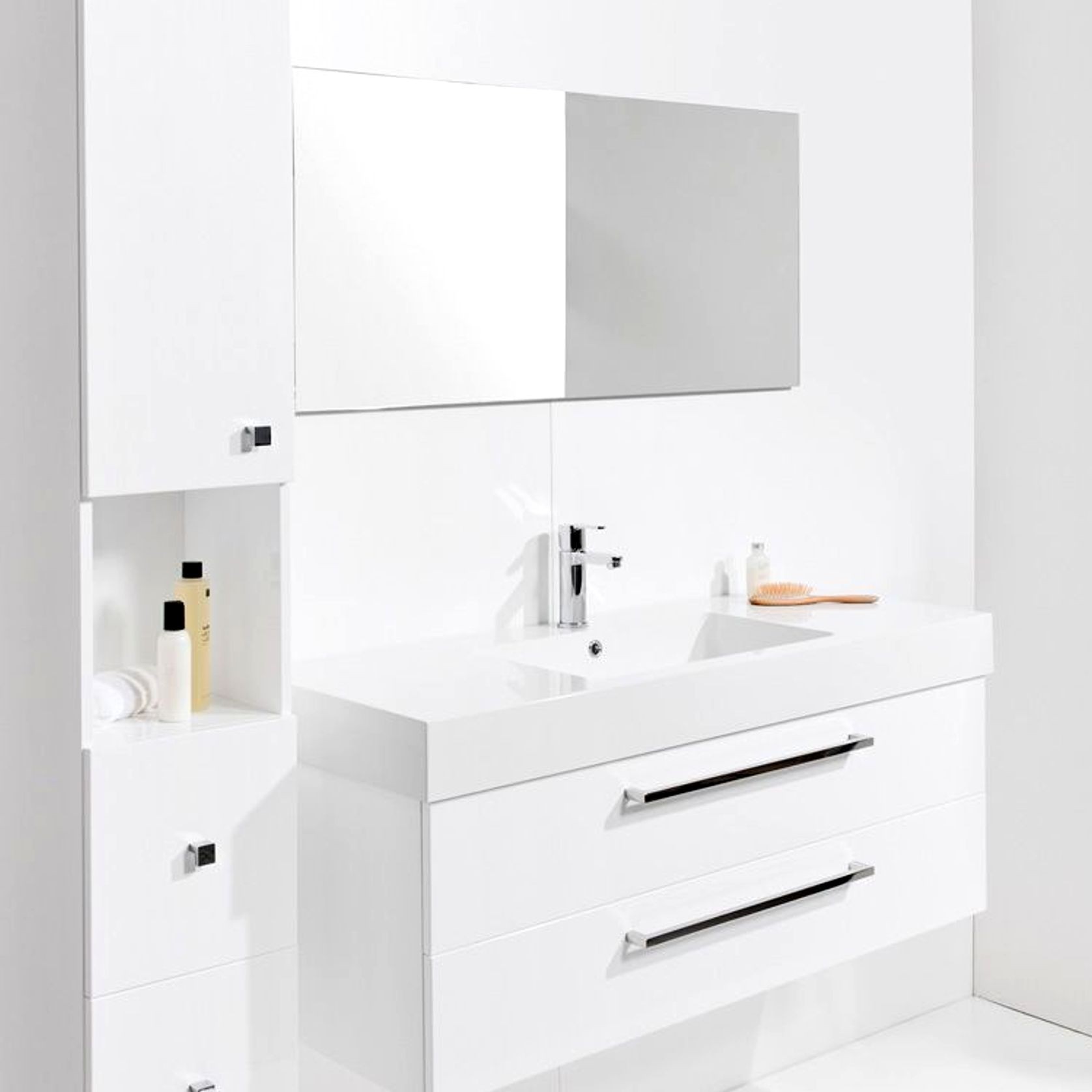 Splash Wall-Hung Vanity, 2 Drawers gallery detail image