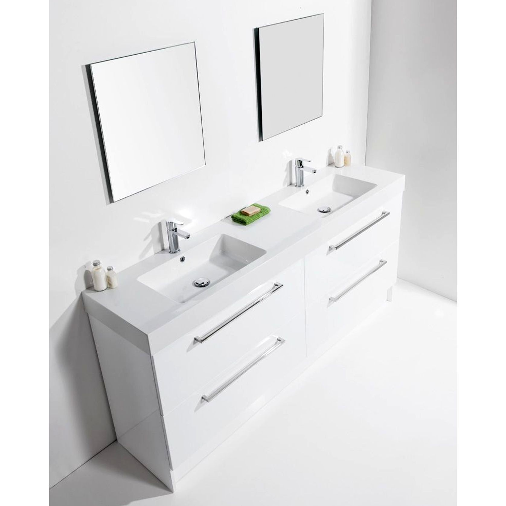 Splash Floorstanding Vanity, 4 Drawers gallery detail image