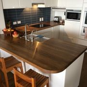 Stained Oak Benchtop gallery detail image